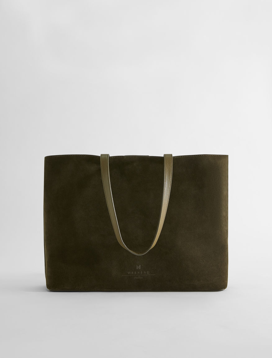 Suede leather shopper bag Weekend Maxmara Suede leather shopper bag Weekend Maxmara
