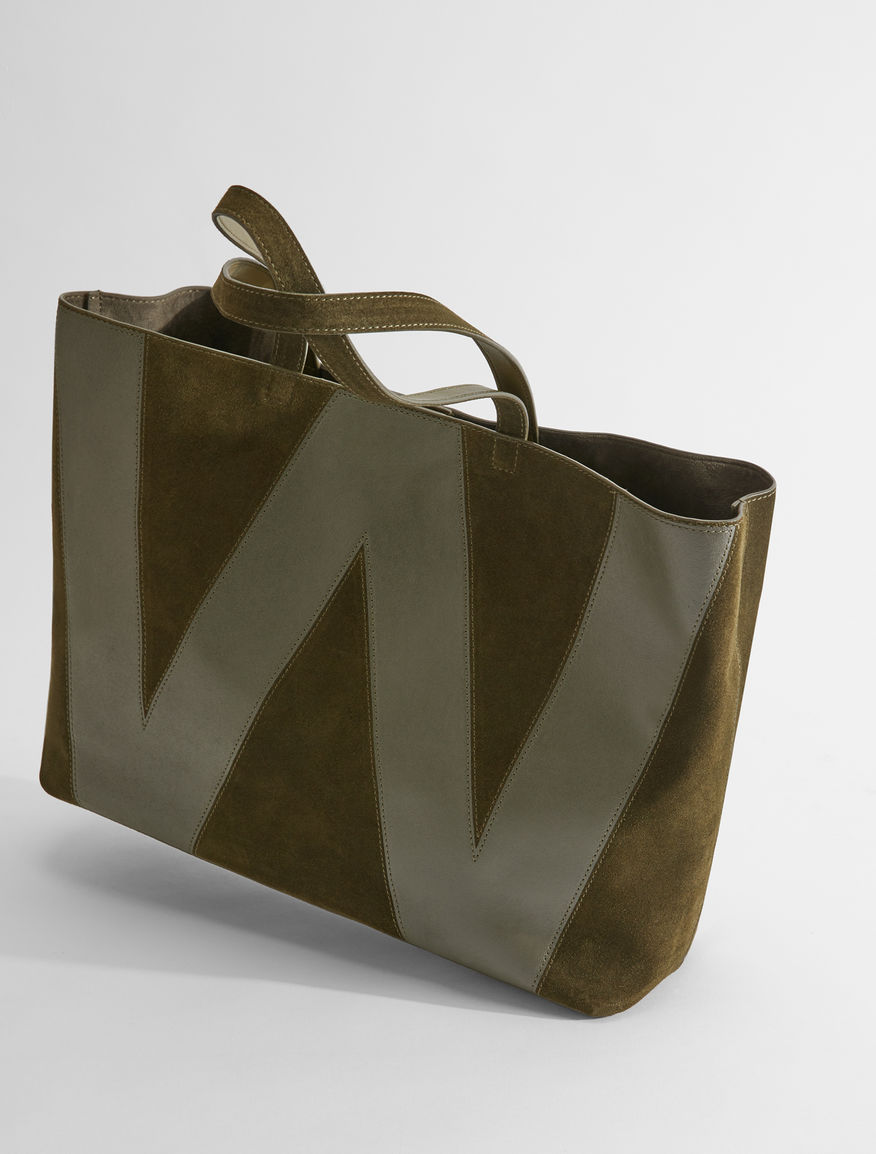 Suede leather shopper bag Weekend Maxmara Suede leather shopper bag Weekend Maxmara