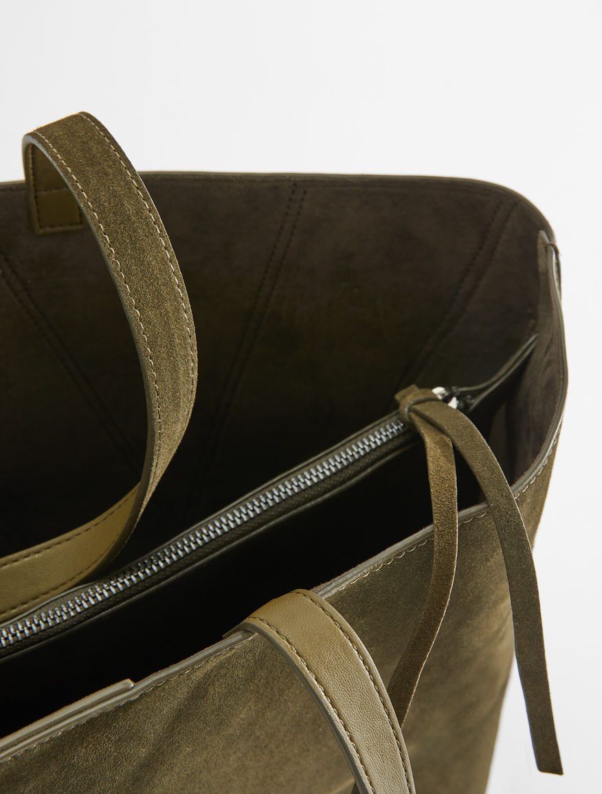 Suede leather shopper bag Weekend Maxmara Suede leather shopper bag Weekend Maxmara