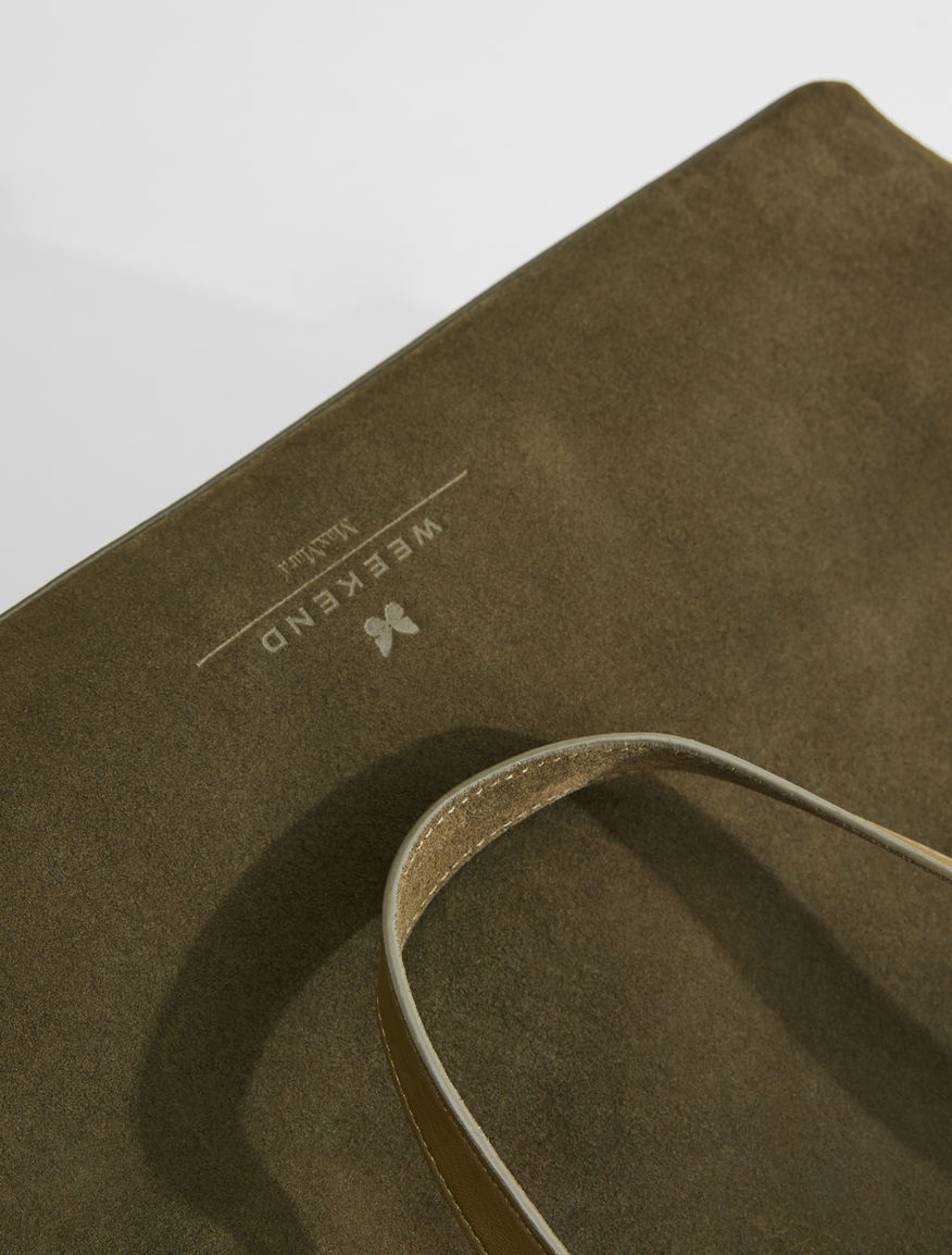 Suede leather shopper bag Weekend Maxmara Suede leather shopper bag Weekend Maxmara