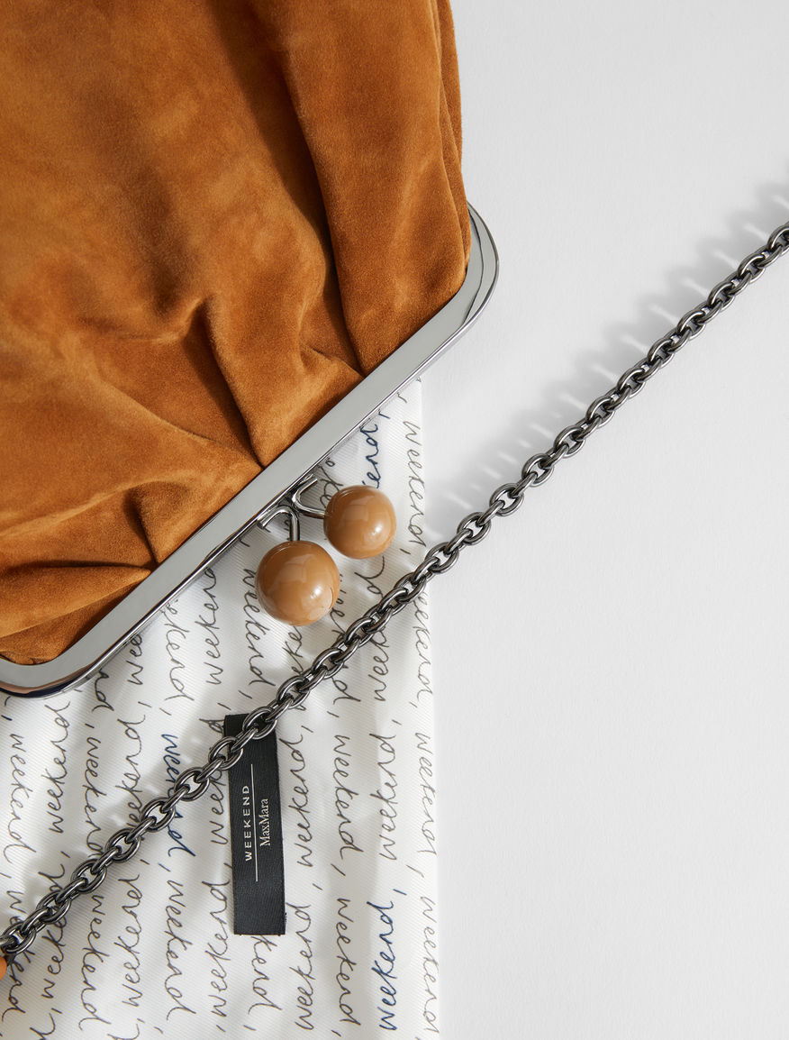 Medium suede leather Pasticcino Bag Weekend Maxmara Medium suede leather Pasticcino Bag Weekend Maxmara
