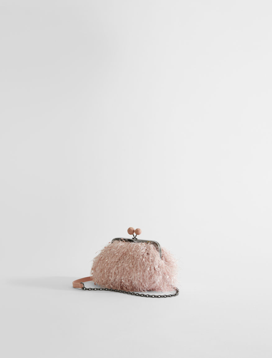 Small feather-effect canvas Pasticcino Bag Weekend Maxmara Small feather-effect canvas Pasticcino Bag Weekend Maxmara