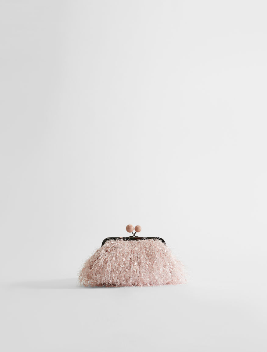 Small feather-effect canvas Pasticcino Bag Weekend Maxmara Small feather-effect canvas Pasticcino Bag Weekend Maxmara