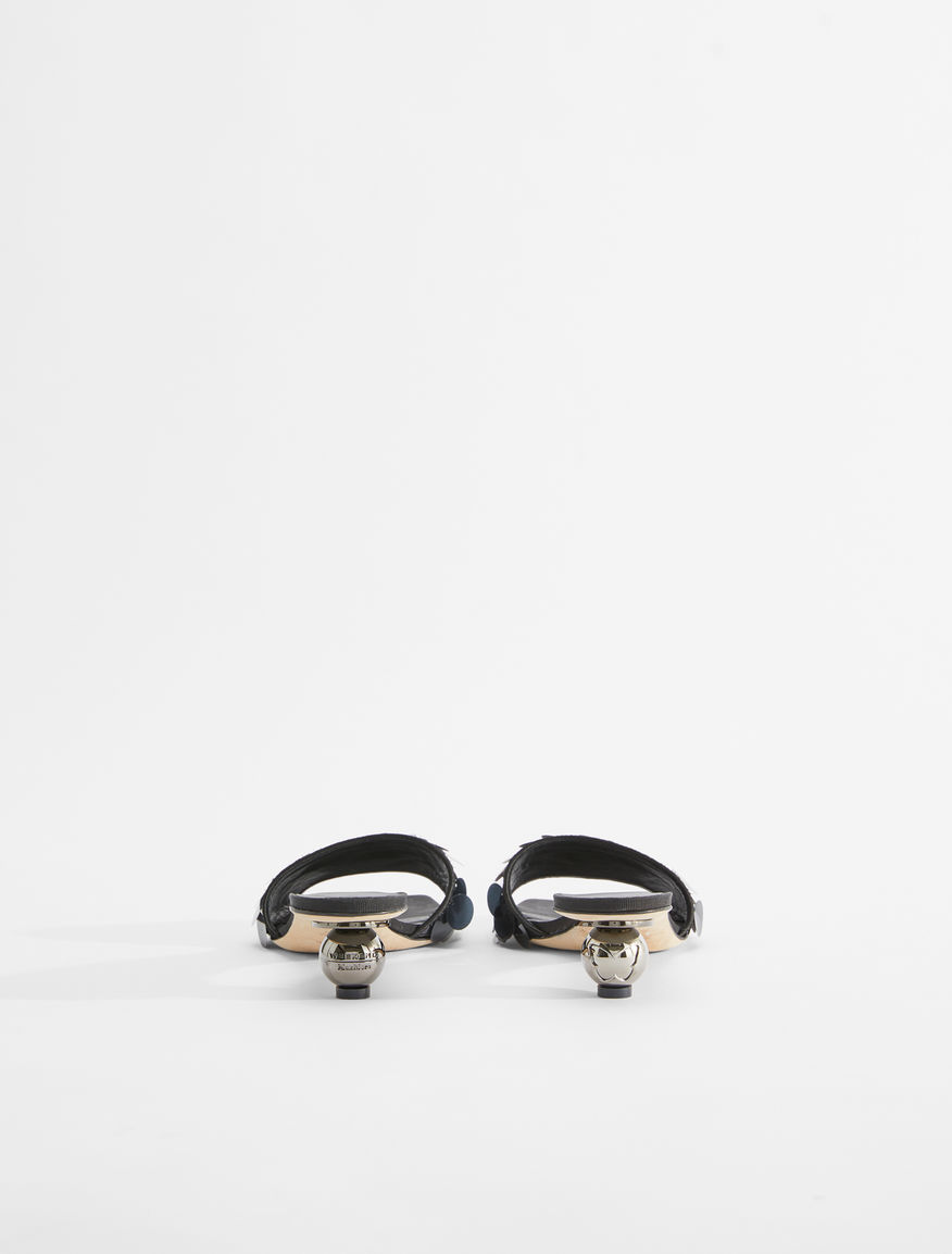 Embroidered satin mules Weekend Maxmara Embroidered satin mules Weekend Maxmara