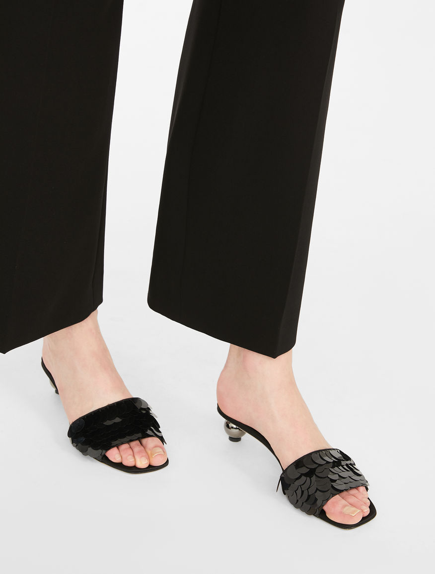 Embroidered satin mules Weekend Maxmara Embroidered satin mules Weekend Maxmara