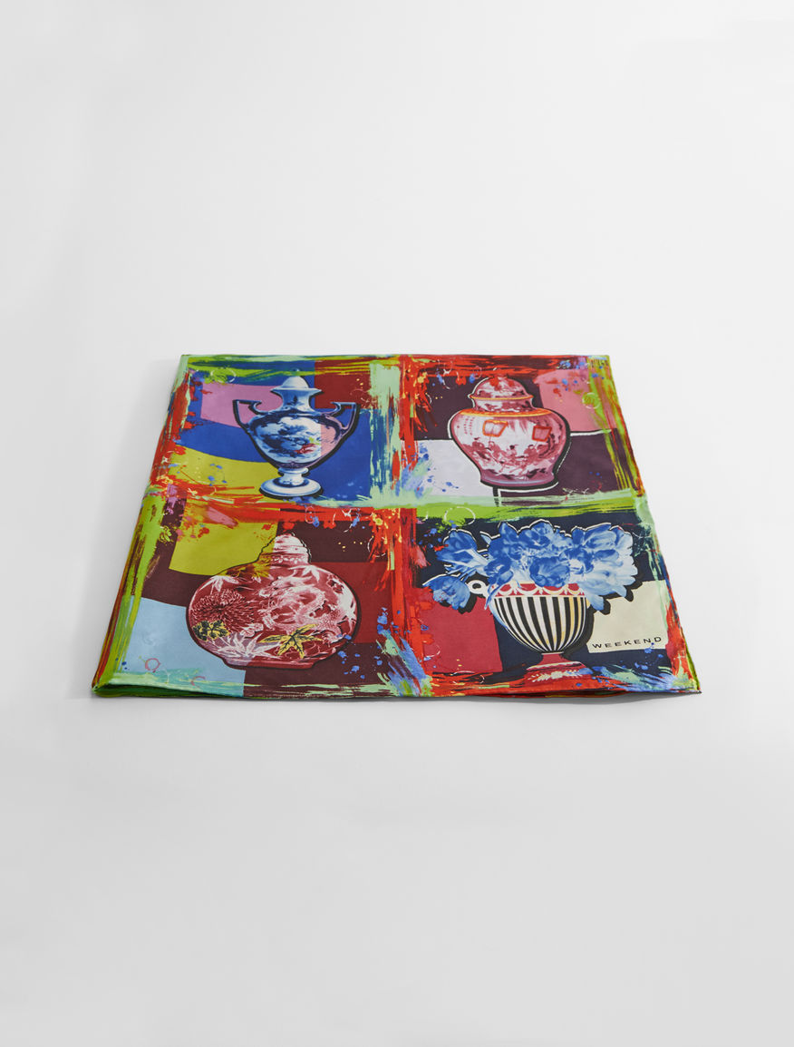 Silk twill scarf Weekend Maxmara Silk twill scarf Weekend Maxmara