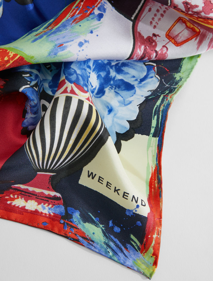 Silk twill scarf Weekend Maxmara Silk twill scarf Weekend Maxmara