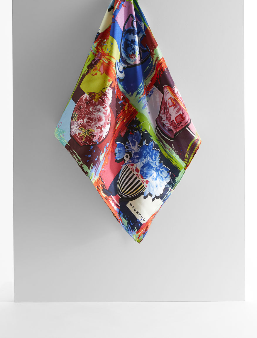 Silk twill scarf Weekend Maxmara Silk twill scarf Weekend Maxmara