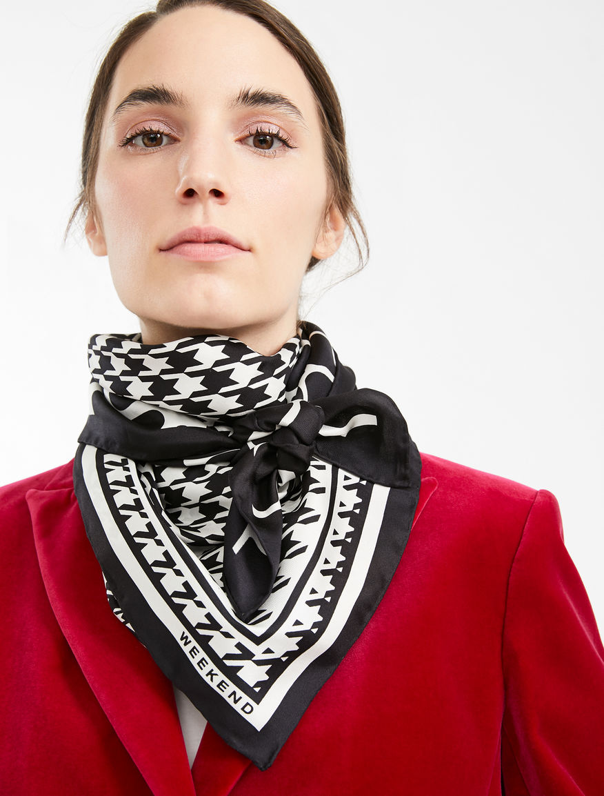 Silk twill scarf Weekend Maxmara Silk twill scarf Weekend Maxmara