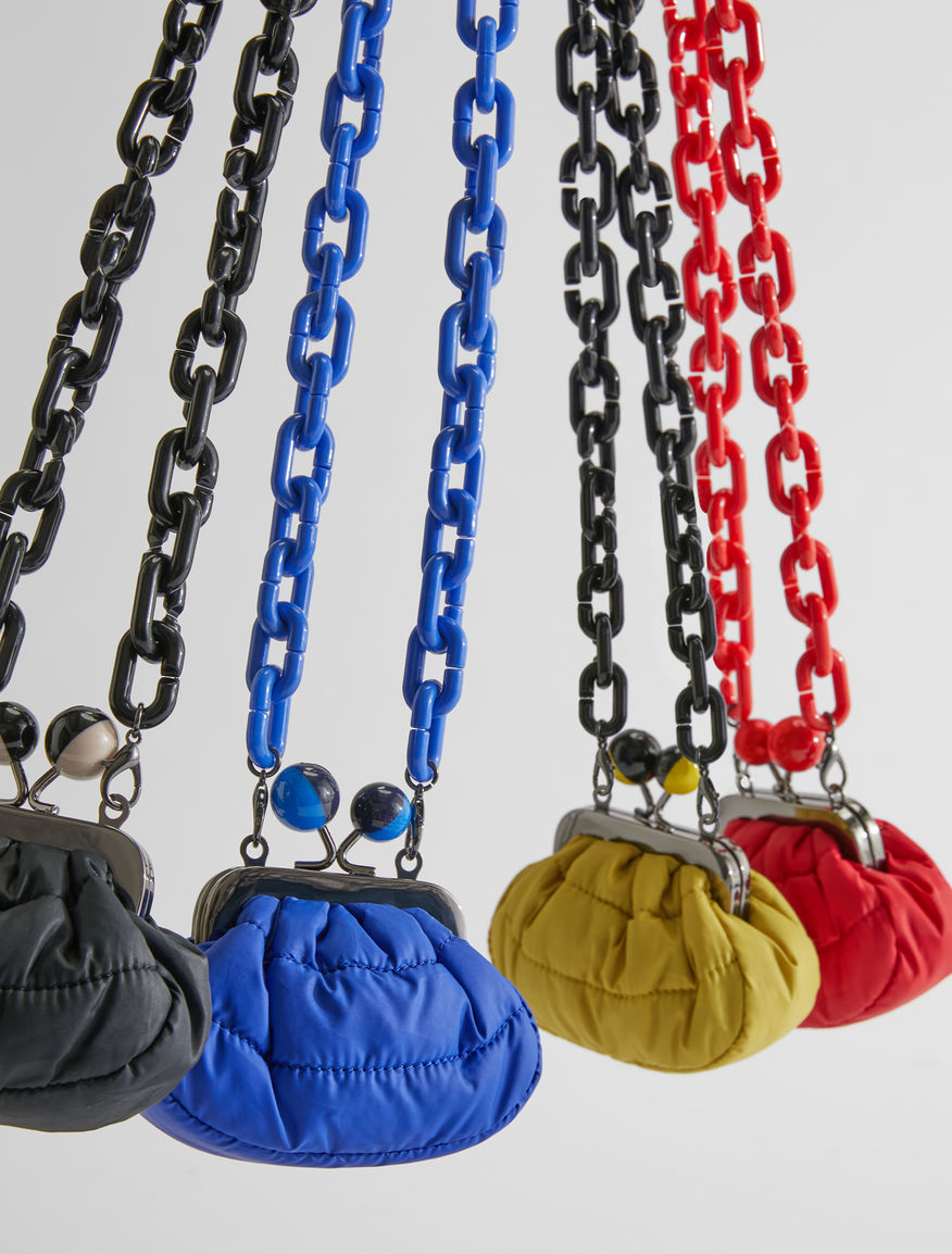 Mini Pasticcino Bag in technical satin Weekend Maxmara Mini Pasticcino Bag in technical satin Weekend Maxmara