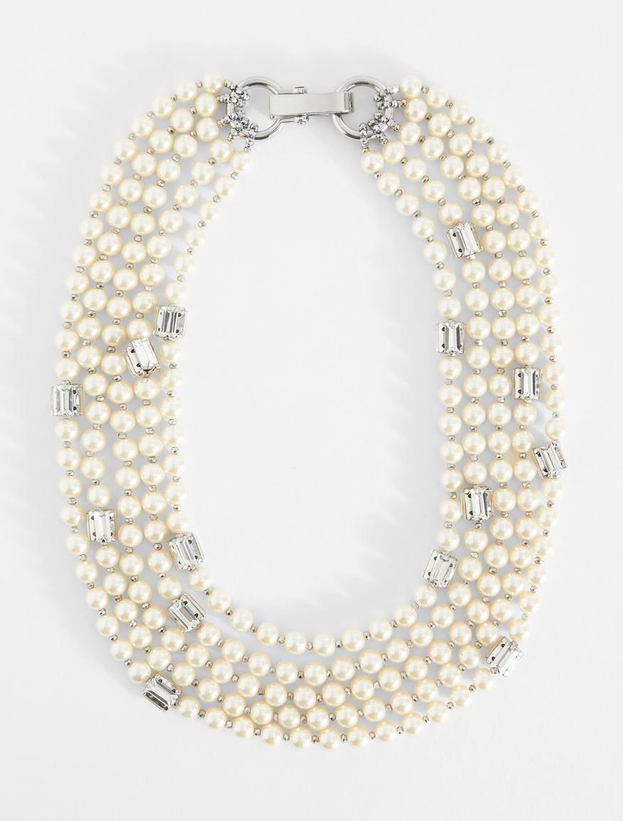 Multi-strand necklace with beads Weekend Maxmara Multi-strand necklace with beads Weekend Maxmara