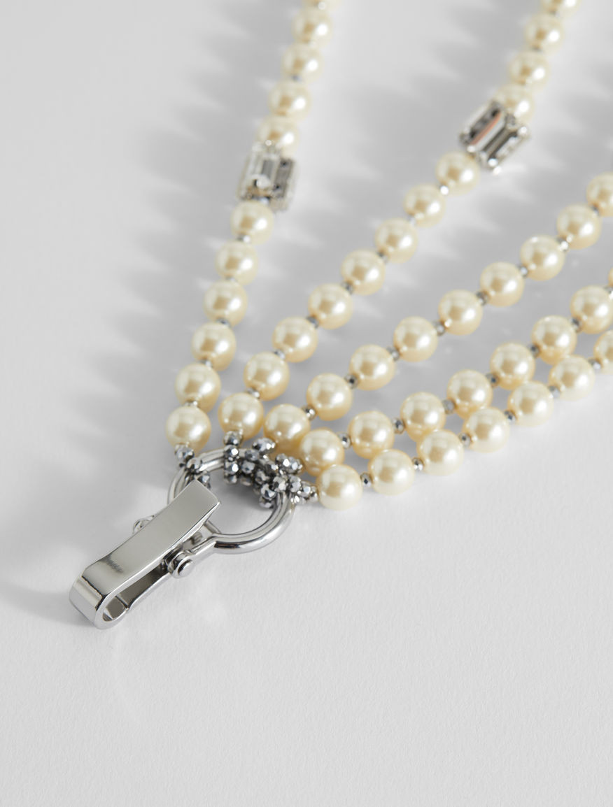 Multi-strand necklace with beads Weekend Maxmara Multi-strand necklace with beads Weekend Maxmara