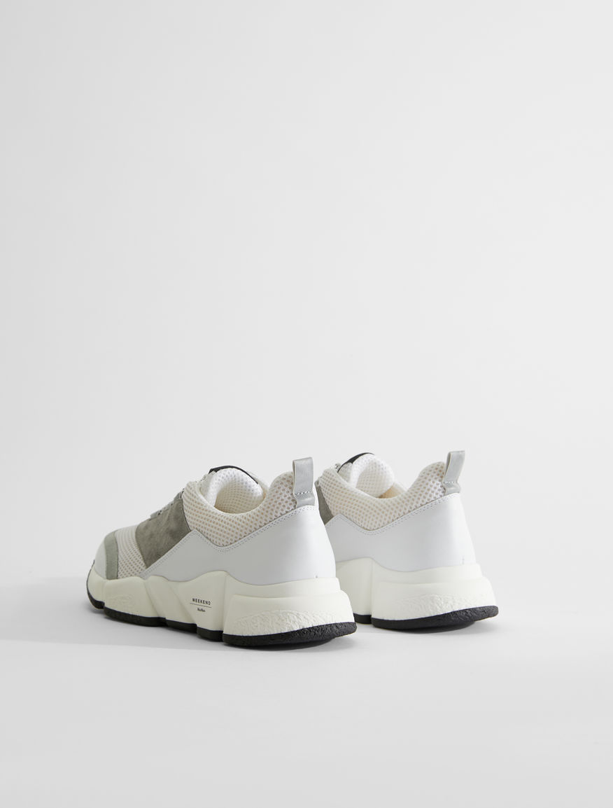 Leather and mesh lace-up trainers Weekend Maxmara Leather and mesh lace-up trainers Weekend Maxmara