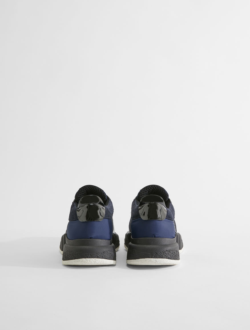 Leather and mesh lace-up trainers Weekend Maxmara Leather and mesh lace-up trainers Weekend Maxmara