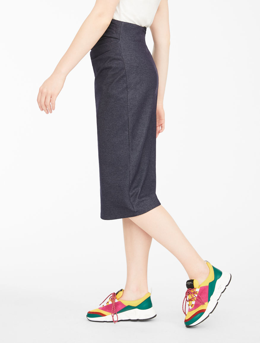 Denim-effect jersey skirt Weekend Maxmara Denim-effect jersey skirt Weekend Maxmara