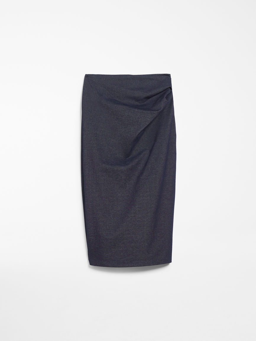 Denim-effect jersey skirt Weekend Maxmara Denim-effect jersey skirt Weekend Maxmara