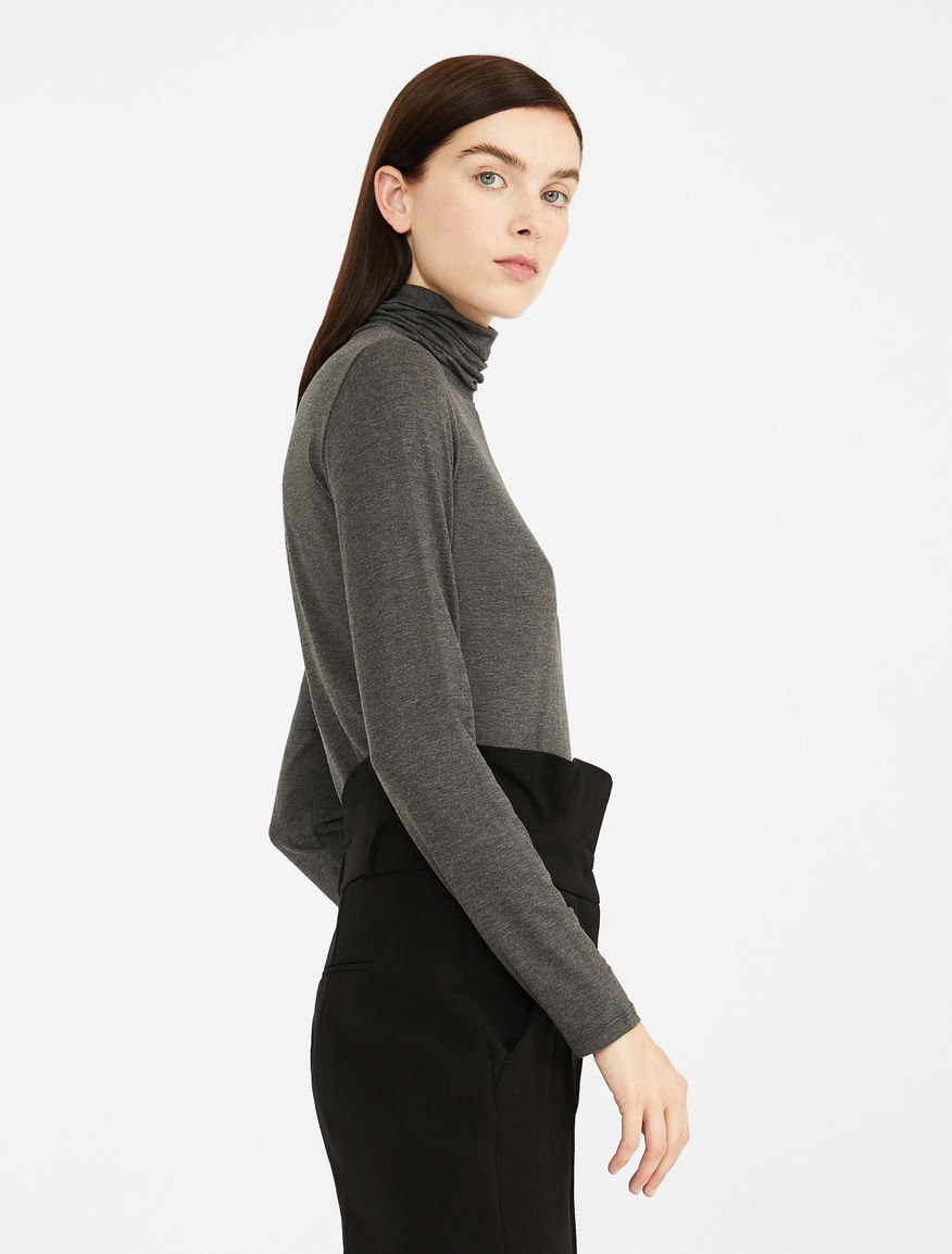 Viscose jersey polo neck jumper Weekend Maxmara Viscose jersey polo neck jumper Weekend Maxmara