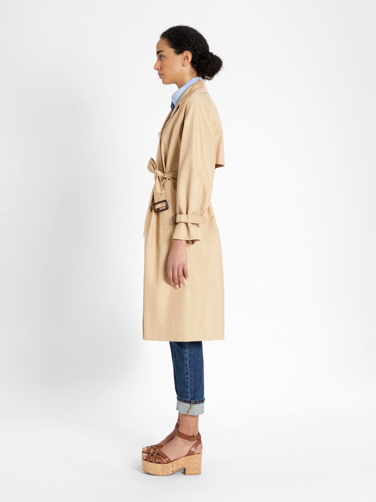 Water-repellent gabardine trench coat Weekend Maxmara Water-repellent gabardine trench coat Weekend Maxmara
