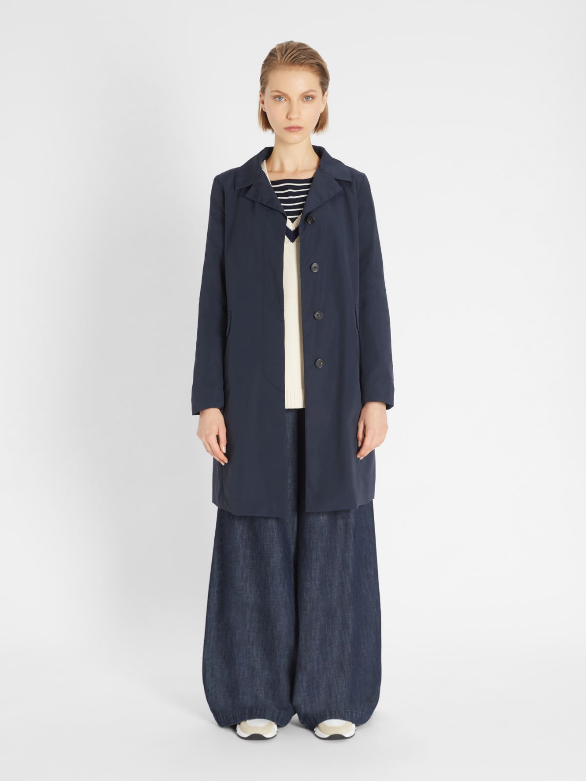 Cotton micro-faille coat Weekend Maxmara Cotton micro-faille coat Weekend Maxmara
