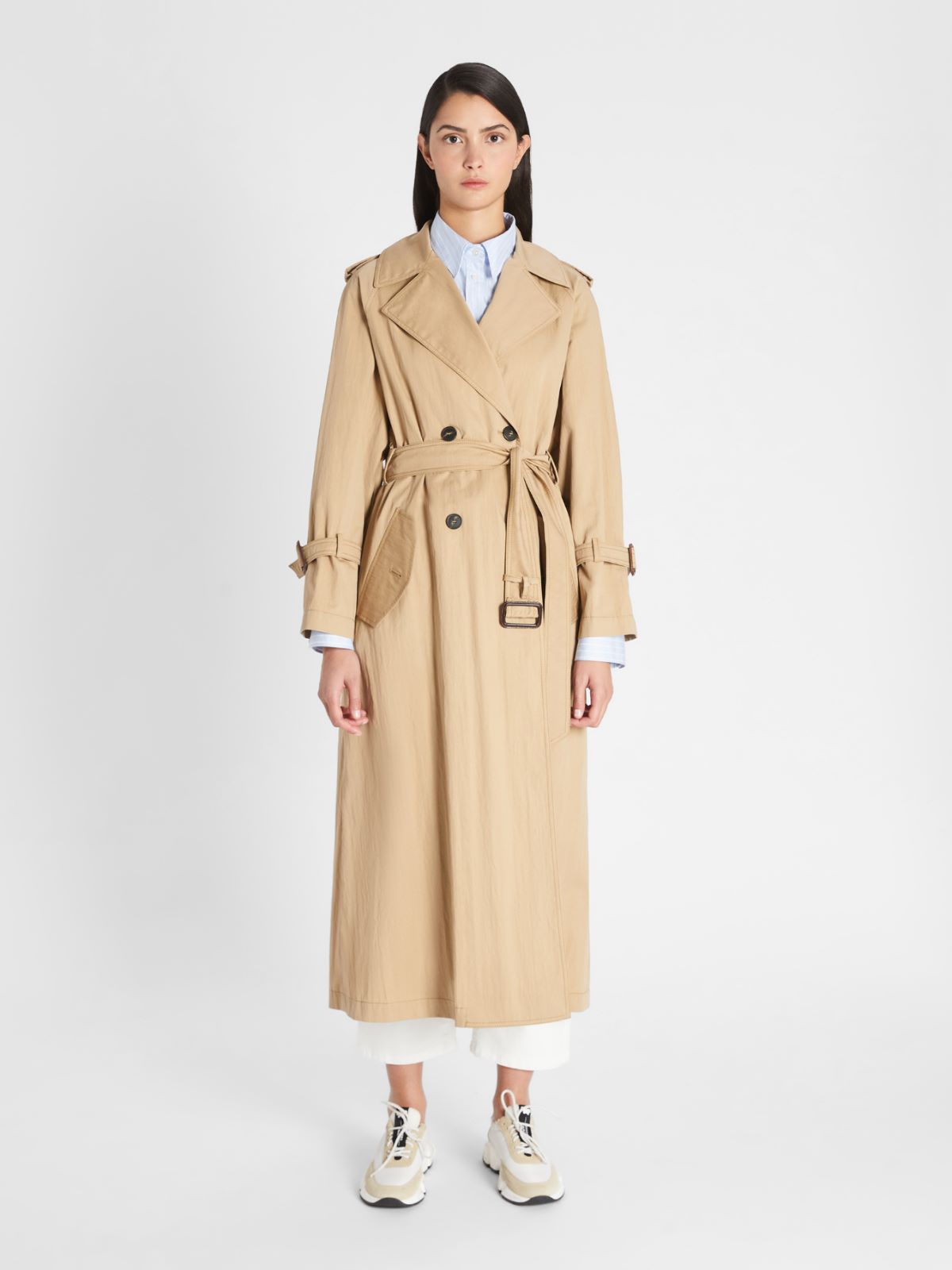 Water-repellent cotton twill trench coat Weekend Maxmara Water-repellent cotton twill trench coat Weekend Maxmara