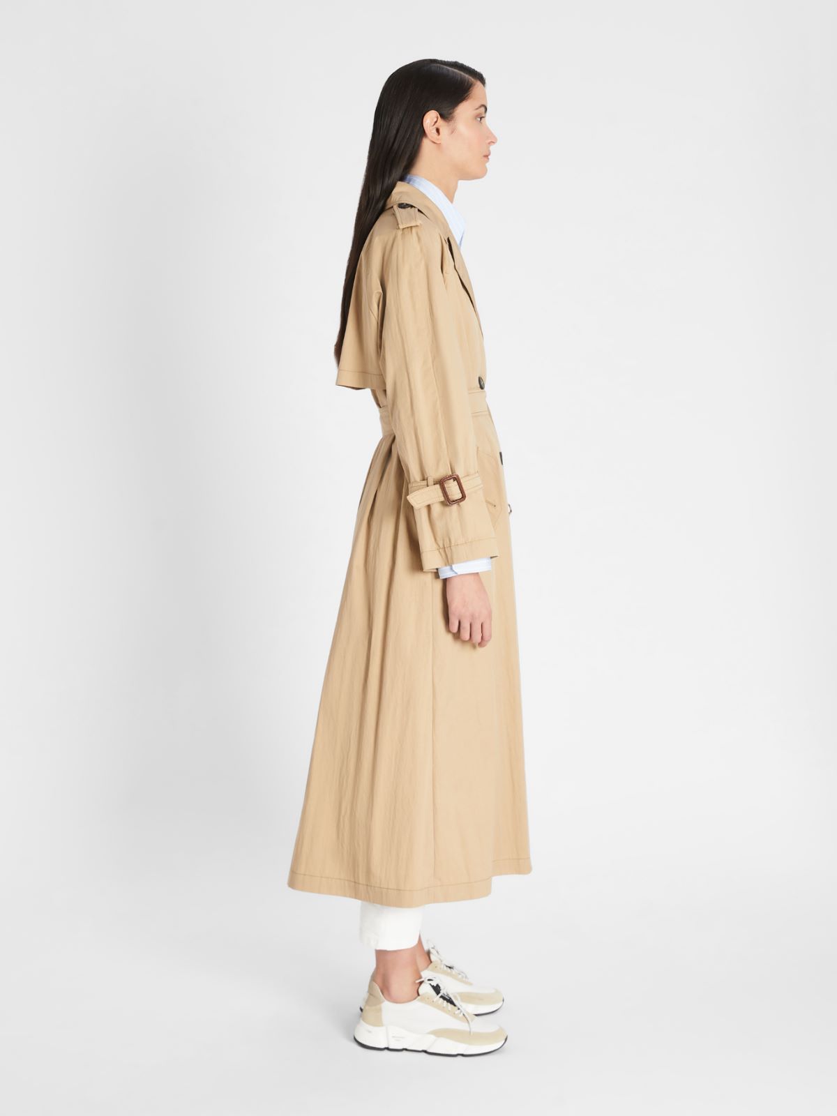 Water-repellent cotton twill trench coat Weekend Maxmara Water-repellent cotton twill trench coat Weekend Maxmara