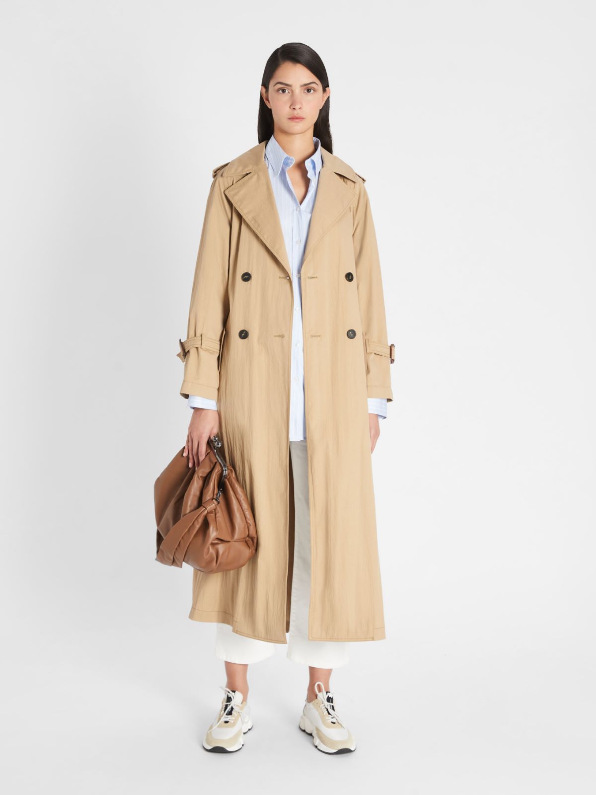 Water-repellent cotton twill trench coat Weekend Maxmara Water-repellent cotton twill trench coat Weekend Maxmara