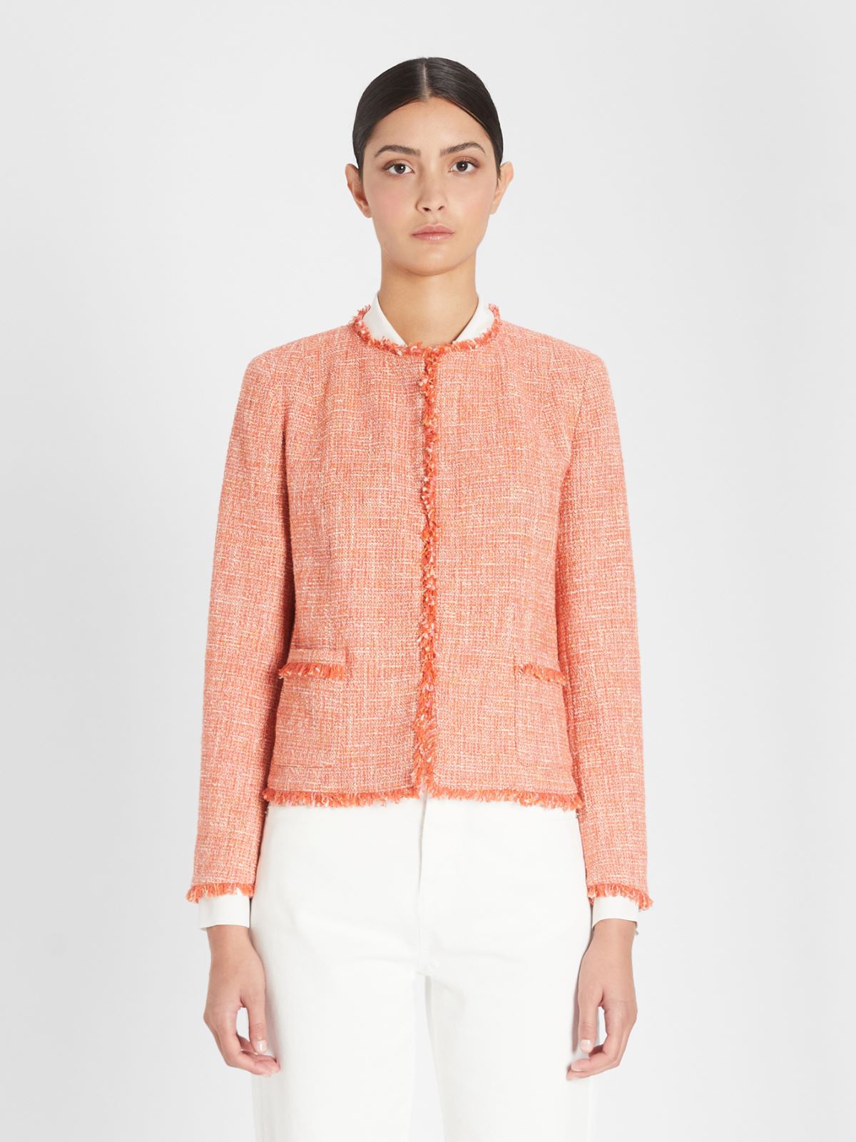 Viscose and cotton basketweave jacket Weekend Maxmara Viscose and cotton basketweave jacket Weekend Maxmara