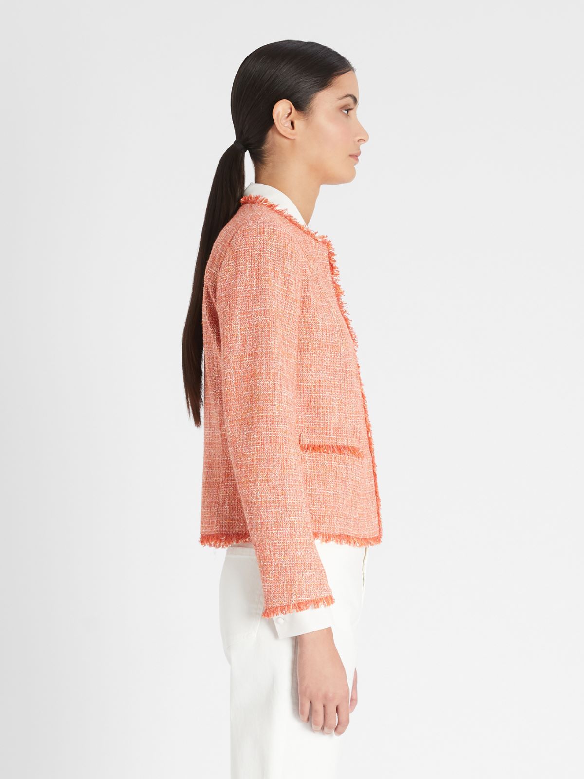 Viscose and cotton basketweave jacket Weekend Maxmara Viscose and cotton basketweave jacket Weekend Maxmara