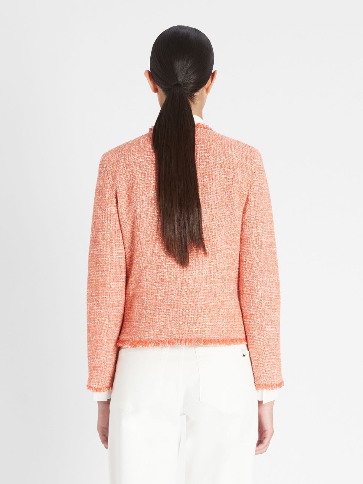 Viscose and cotton basketweave jacket Weekend Maxmara Viscose and cotton basketweave jacket Weekend Maxmara