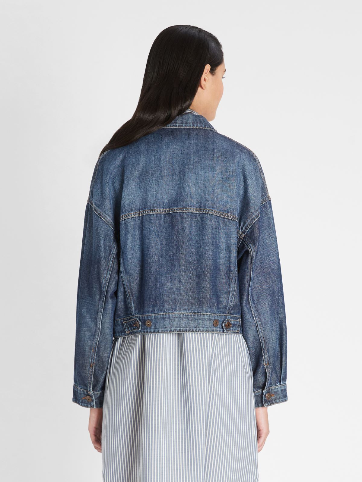 Giacca in denim di cotone Weekend Maxmara Giacca in denim di cotone Weekend Maxmara