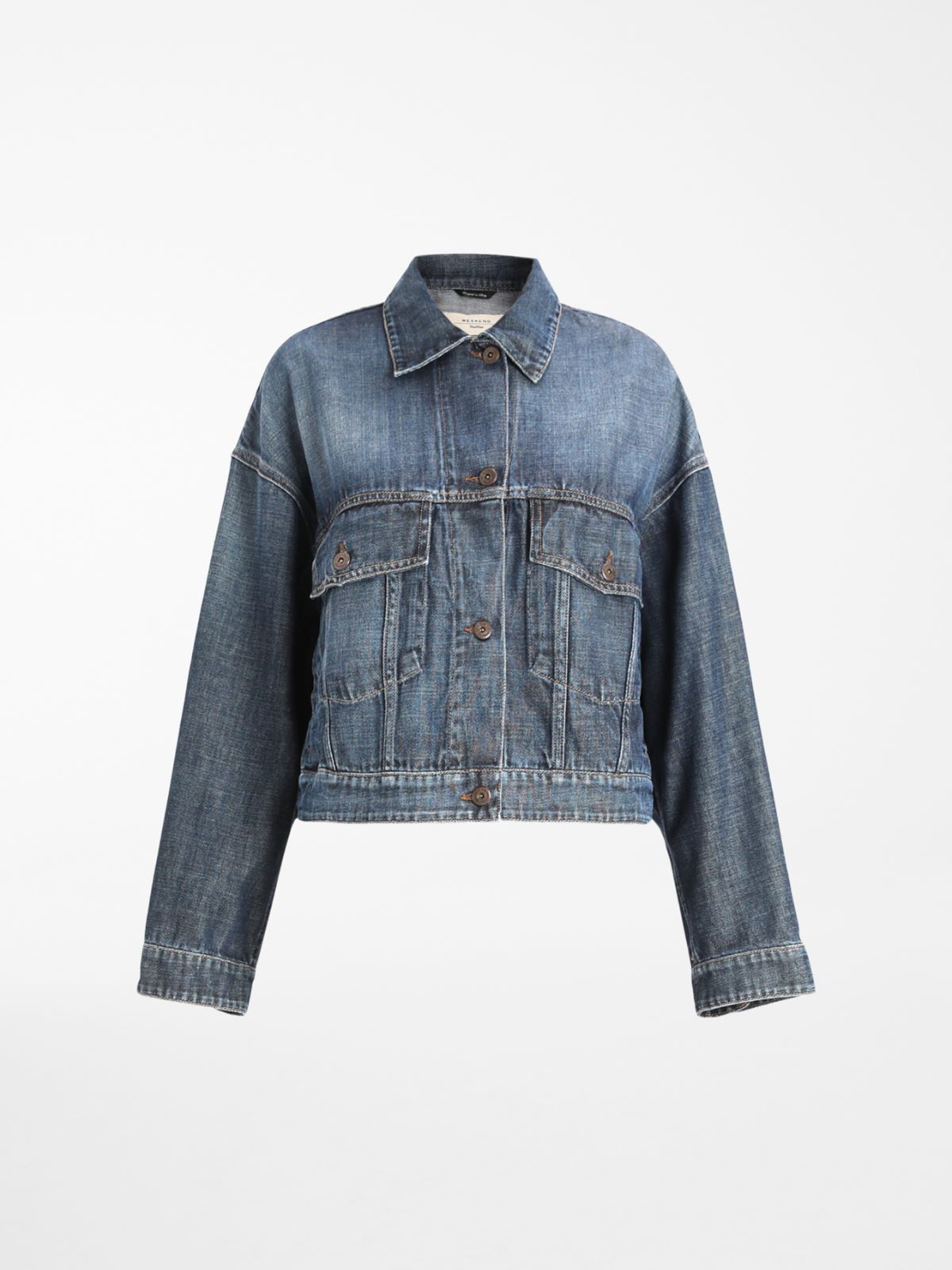 Giacca in denim di cotone Weekend Maxmara Giacca in denim di cotone Weekend Maxmara