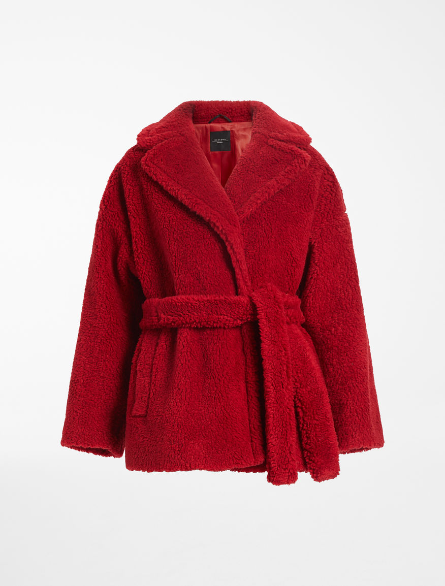 Fur-look wool coat Weekend Maxmara Fur-look wool coat Weekend Maxmara