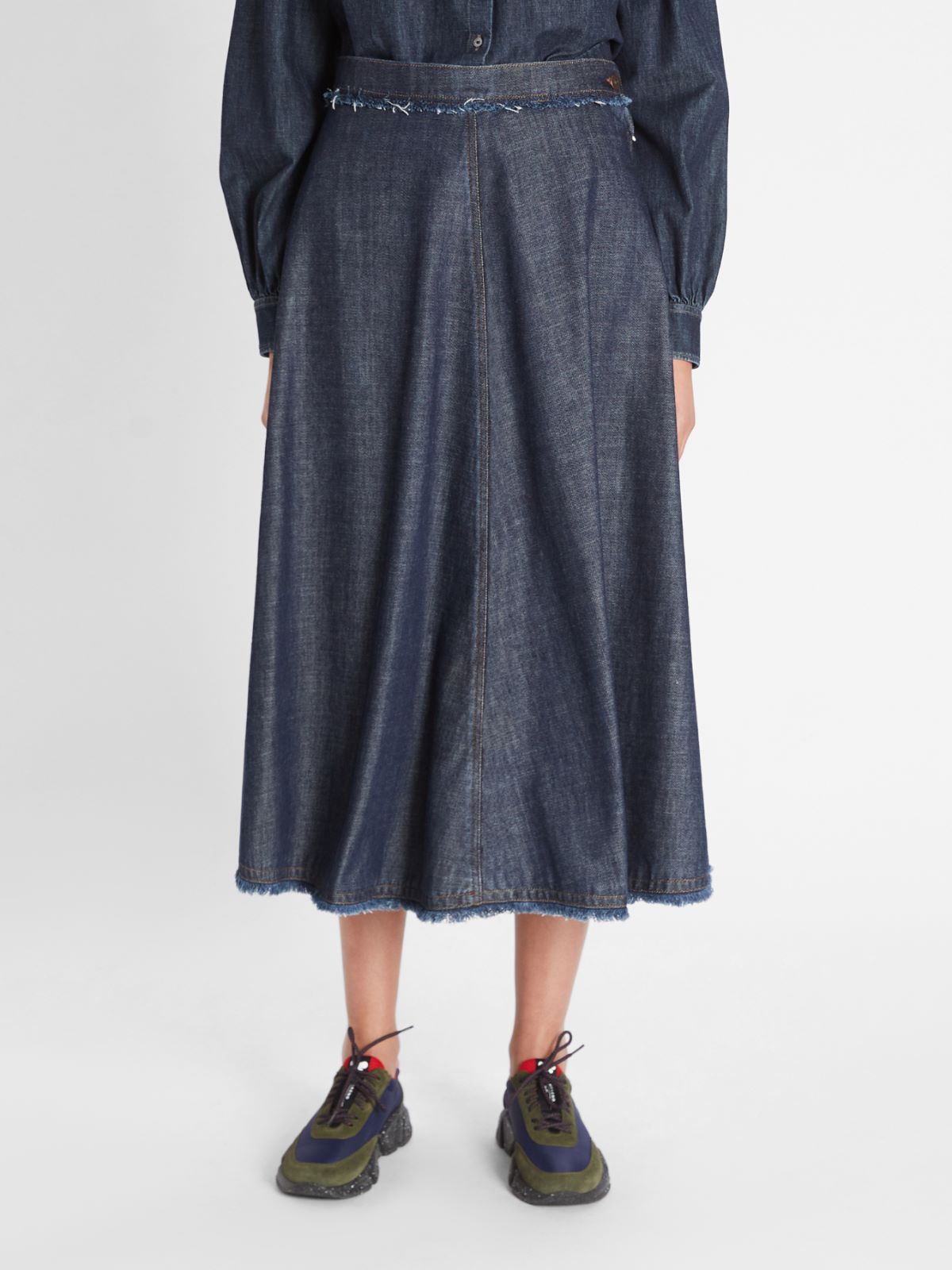 Cotton denim skirt Weekend Maxmara Cotton denim skirt Weekend Maxmara
