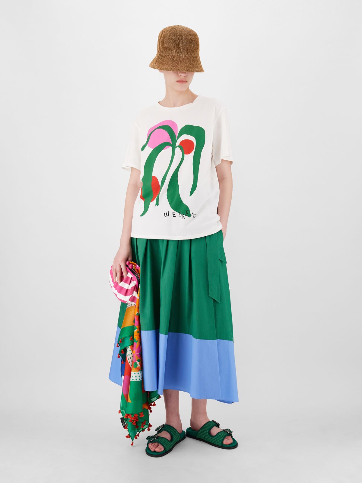 Cotton poplin skirt Weekend Maxmara Cotton poplin skirt Weekend Maxmara