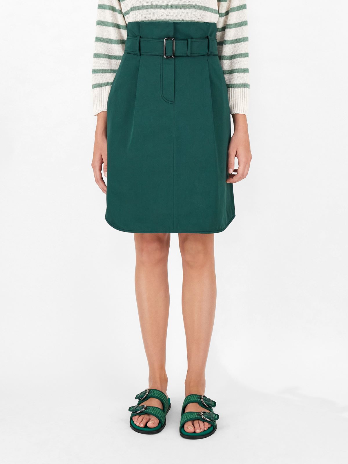 Cotton sateen skirt Weekend Maxmara Cotton sateen skirt Weekend Maxmara