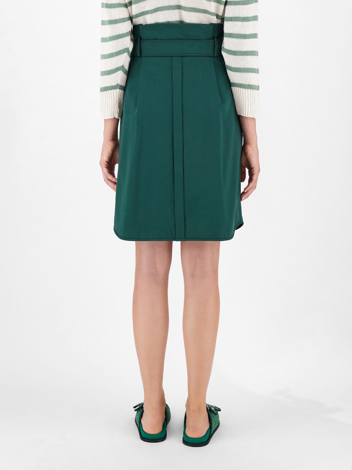 Cotton sateen skirt Weekend Maxmara Cotton sateen skirt Weekend Maxmara