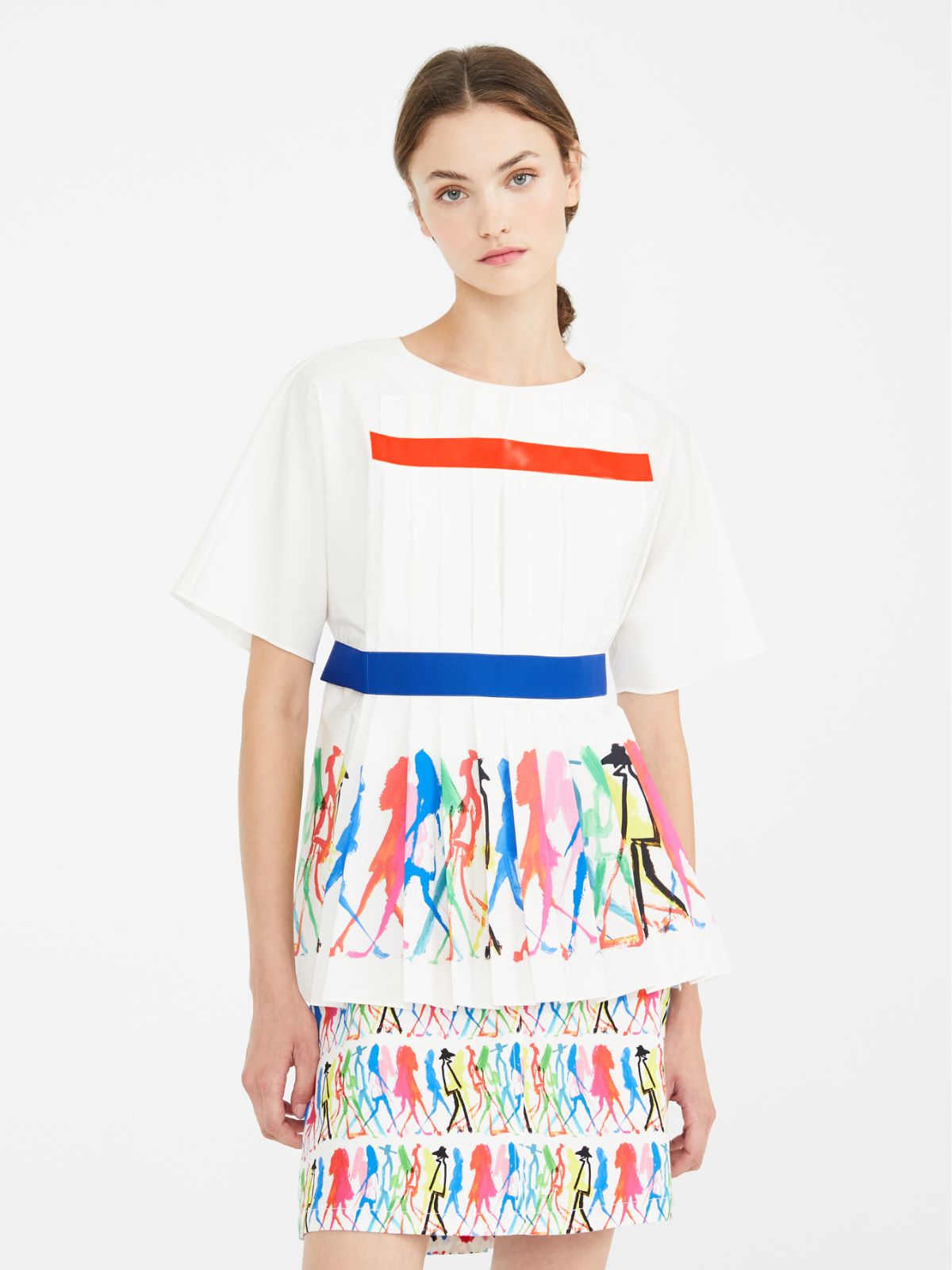 Top in popeline di cotone Weekend Maxmara Top in popeline di cotone Weekend Maxmara