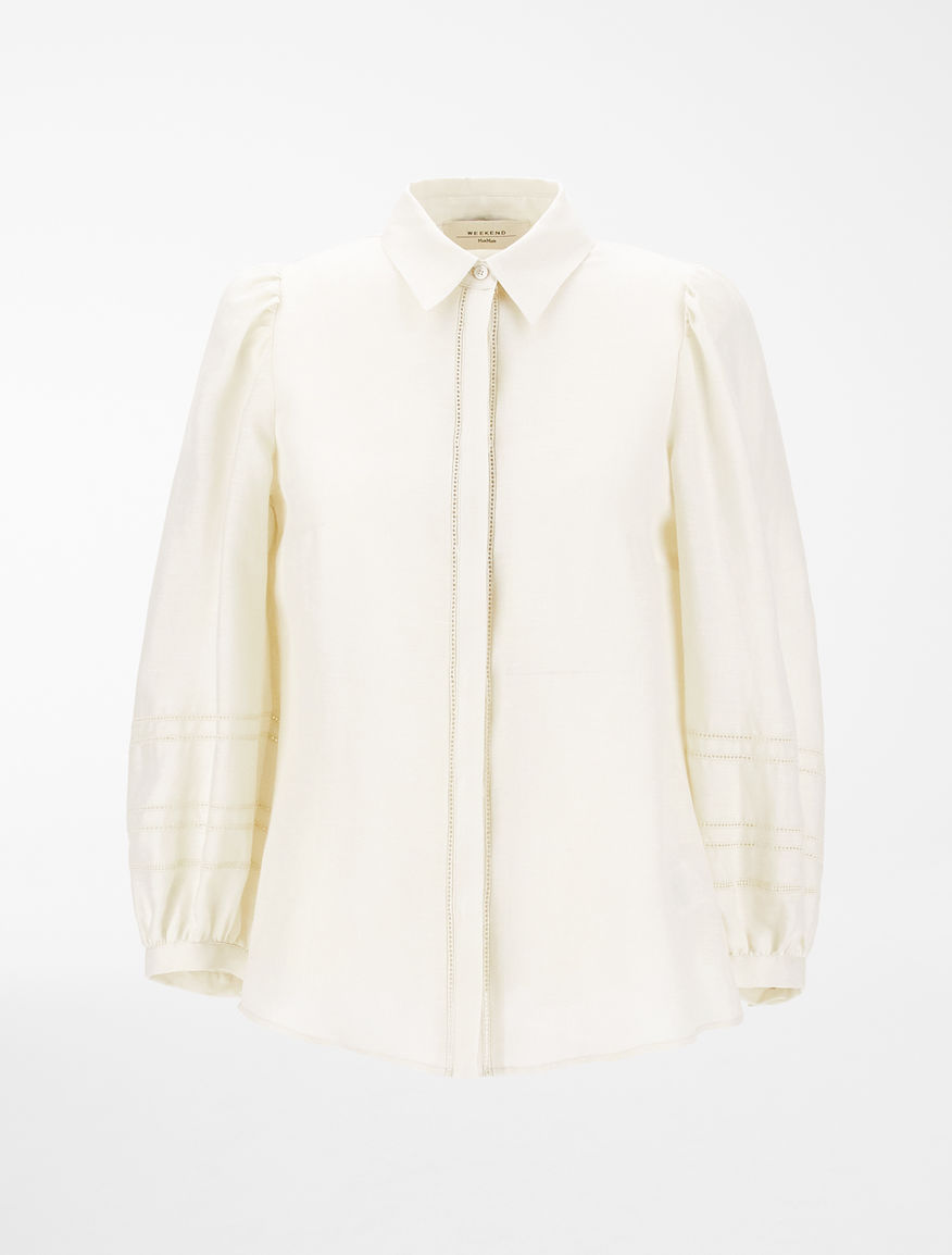 Camicia in tela di lino Weekend Maxmara Camicia in tela di lino Weekend Maxmara