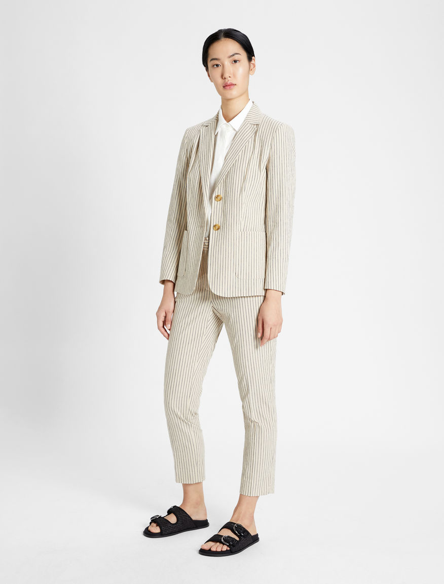 Cotton and linen trousers Weekend Maxmara Cotton and linen trousers Weekend Maxmara
