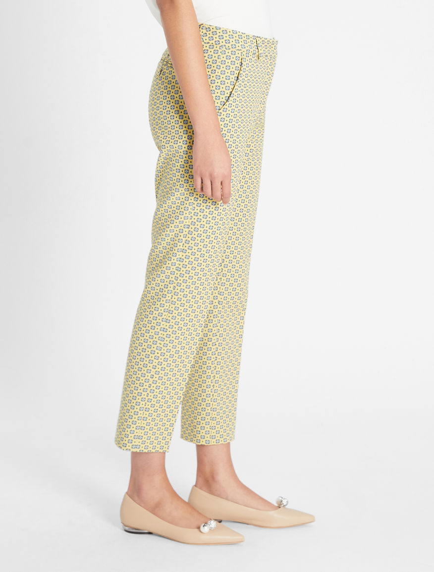 Cotton jacquard trousers Weekend Maxmara Cotton jacquard trousers Weekend Maxmara