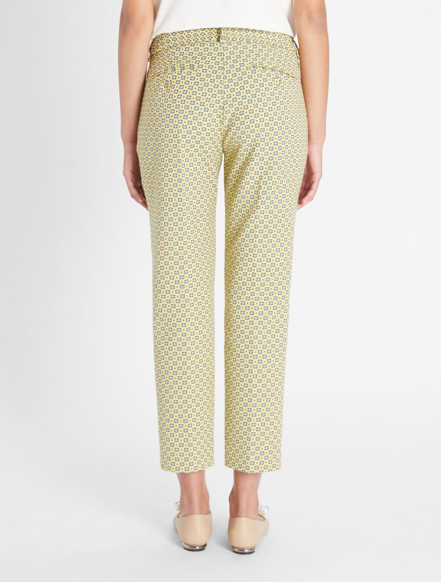 Cotton jacquard trousers Weekend Maxmara Cotton jacquard trousers Weekend Maxmara