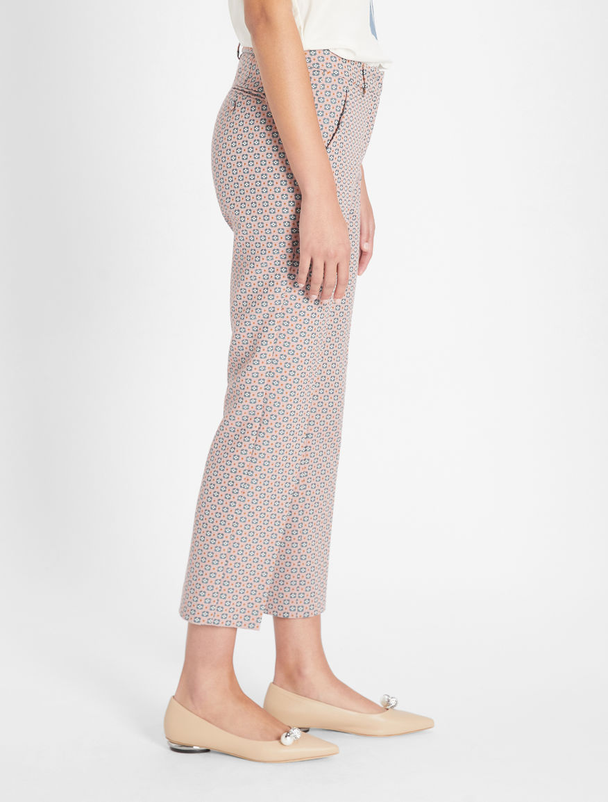Pantaloni in cotone jacquard Weekend Maxmara Pantaloni in cotone jacquard Weekend Maxmara