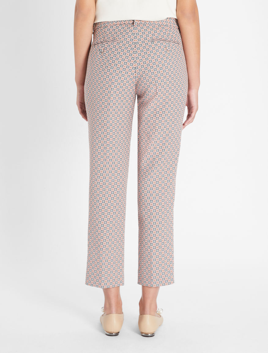 Pantaloni in cotone jacquard Weekend Maxmara Pantaloni in cotone jacquard Weekend Maxmara