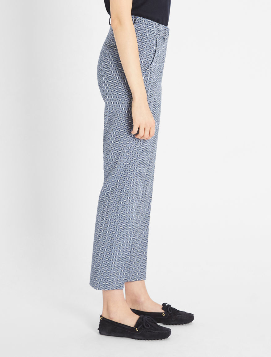 Cotton jacquard trousers Weekend Maxmara Cotton jacquard trousers Weekend Maxmara