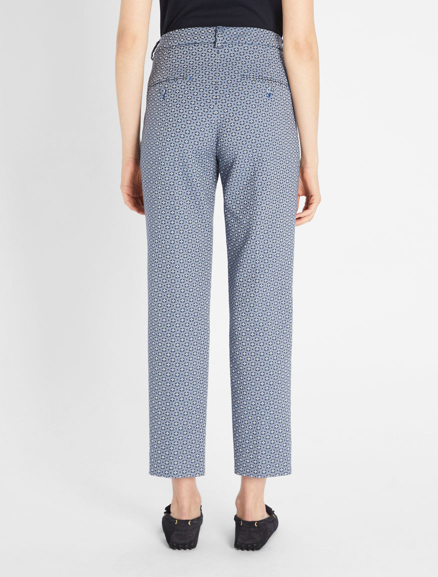 Cotton jacquard trousers Weekend Maxmara Cotton jacquard trousers Weekend Maxmara