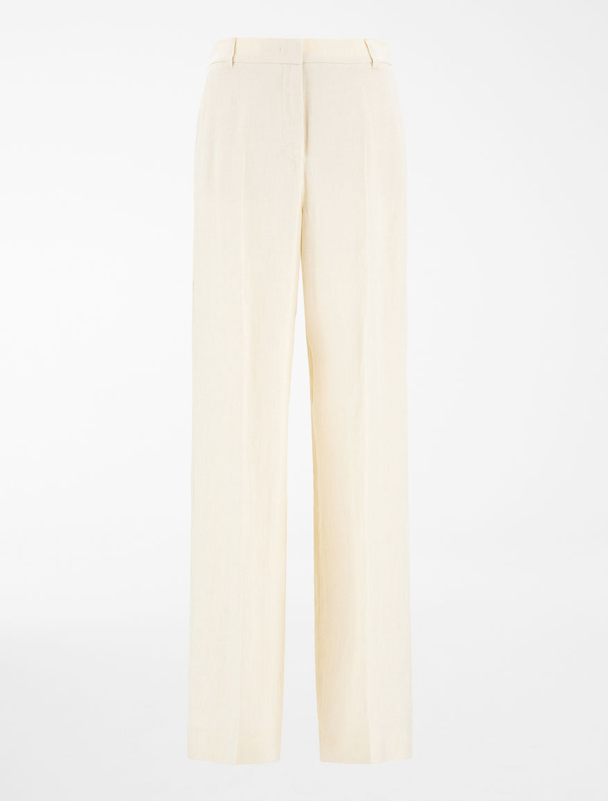 Linen canvas trousers Weekend Maxmara Linen canvas trousers Weekend Maxmara