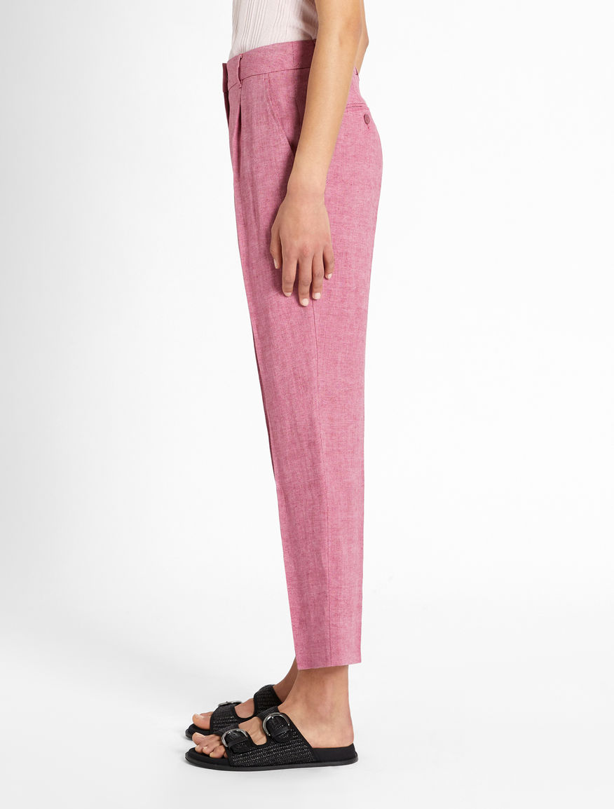 Linen canvas trousers Weekend Maxmara Linen canvas trousers Weekend Maxmara