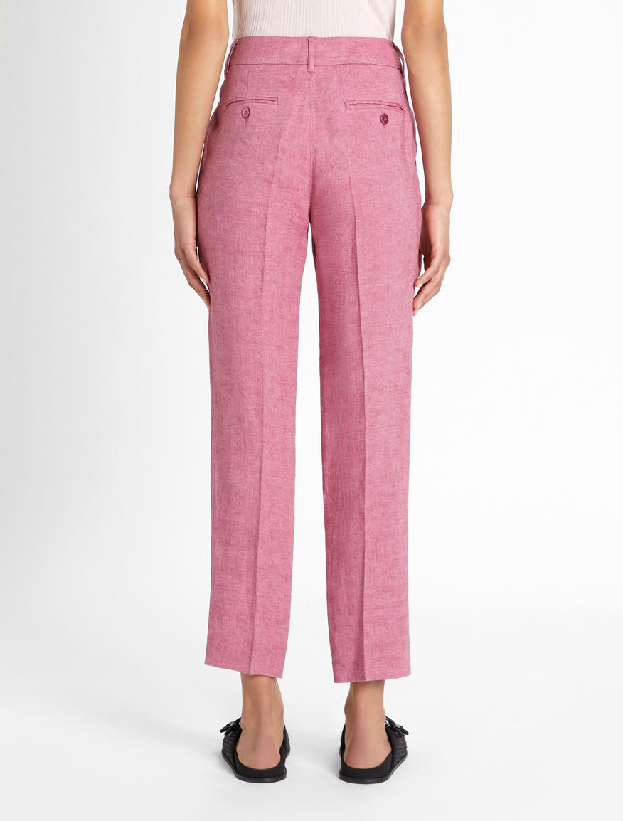 Linen canvas trousers Weekend Maxmara Linen canvas trousers Weekend Maxmara