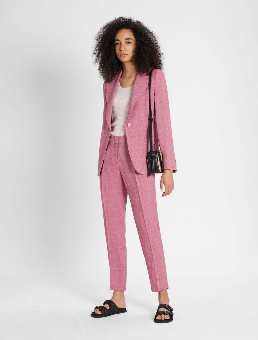 Linen canvas trousers Weekend Maxmara Linen canvas trousers Weekend Maxmara