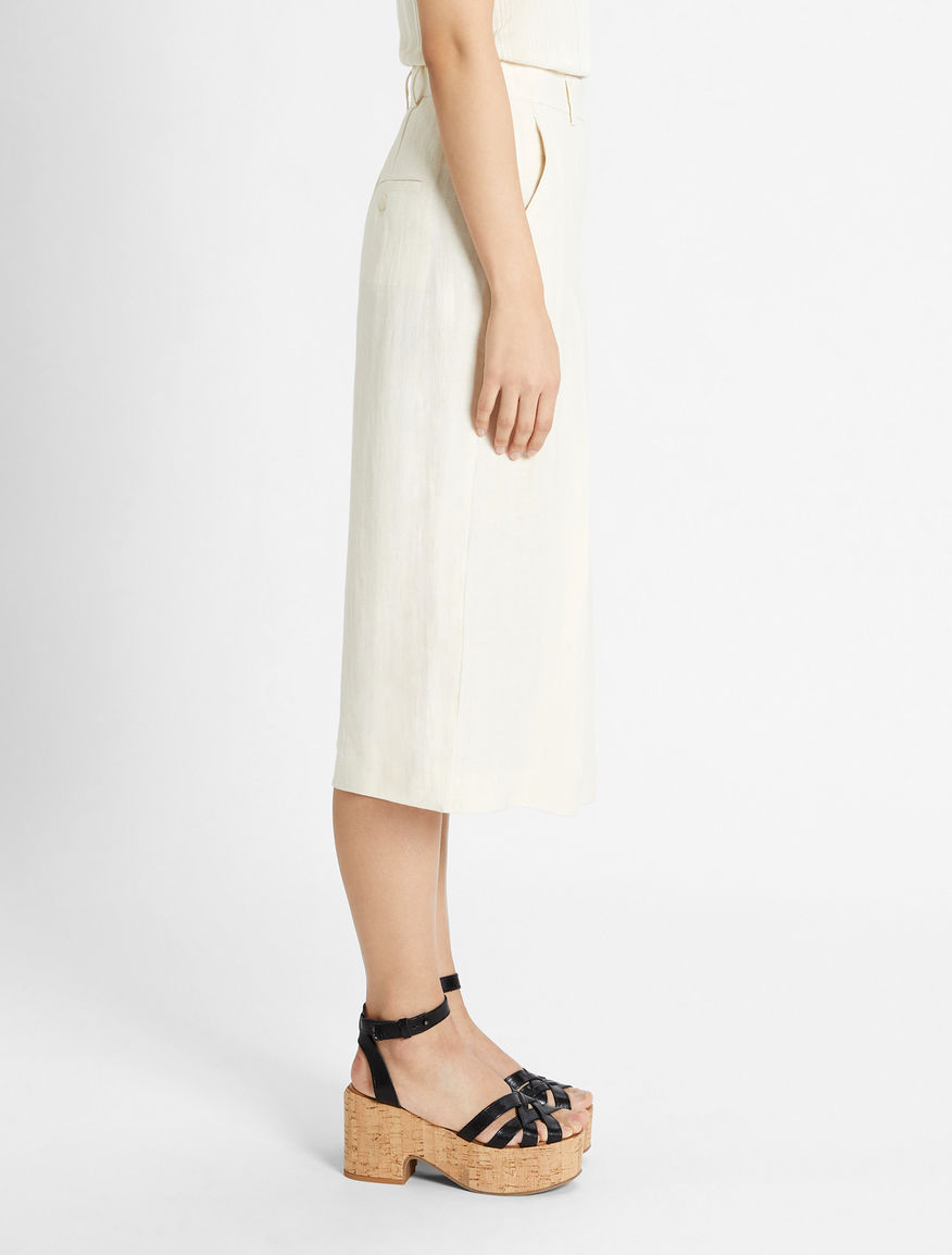 Linen canvas culottes Weekend Maxmara Linen canvas culottes Weekend Maxmara